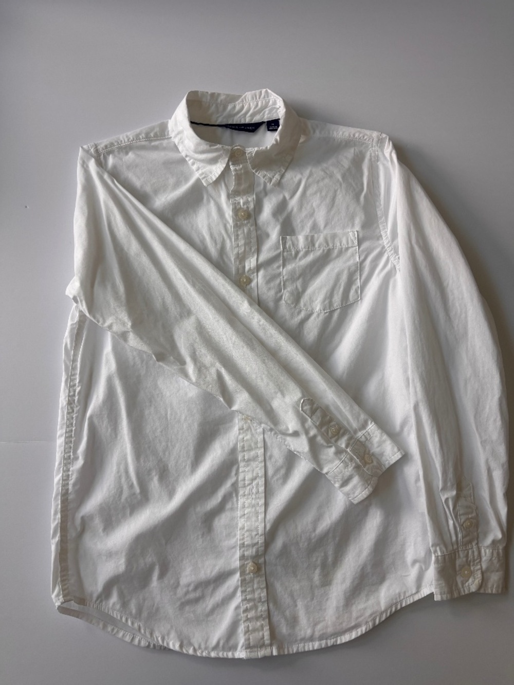 Janie & Jack White Oxford Button Down Shirt Size 12